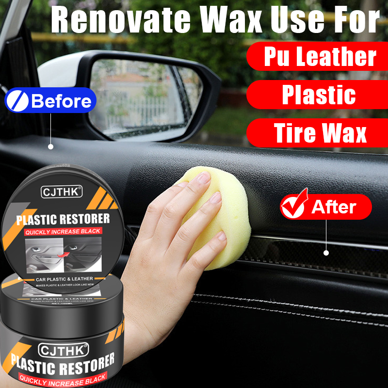 Leather Cleaner Interior - Автомобильный восстановитель пластика обратно в черный