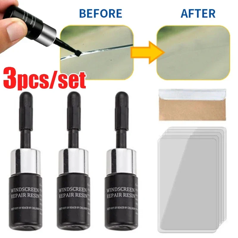 Glass Cleaner Streak - Набор жидкостей для ремонта царапин на