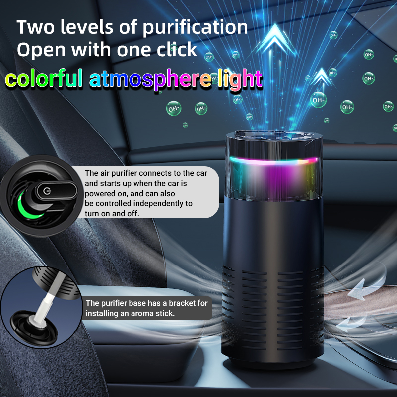 Odor Eliminator Car - Мини-очиститель воздуха с ароматерапевтическими палочками. Фильтр