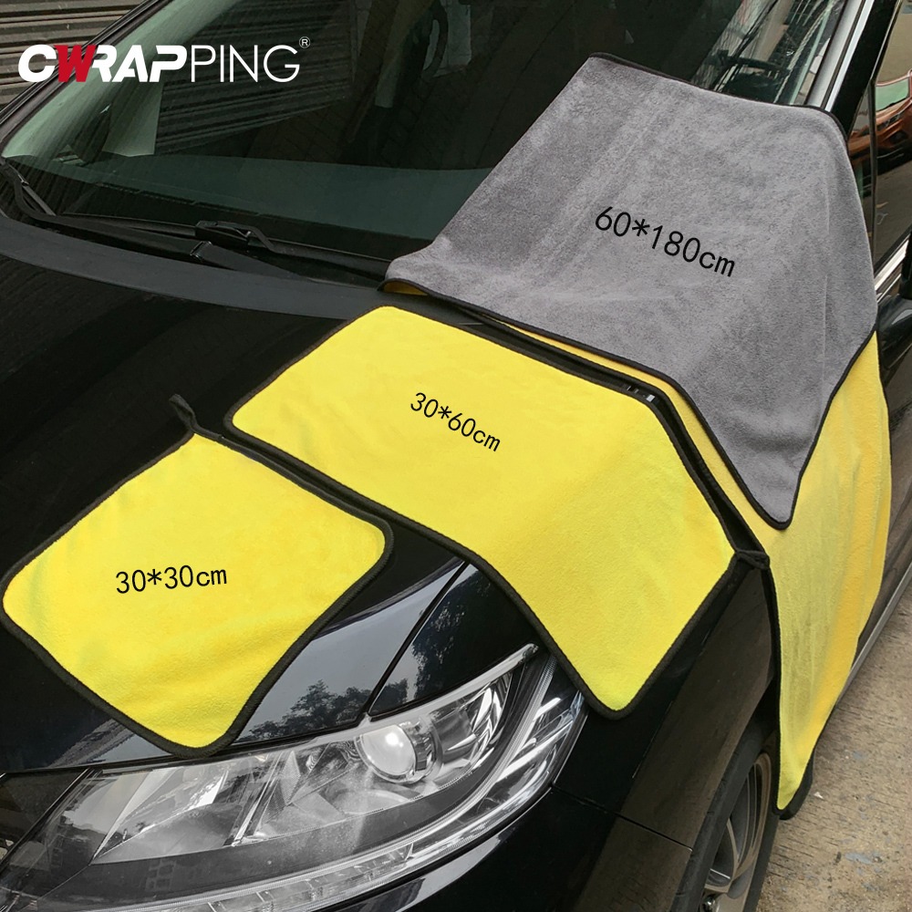 Microfiber Towel Detailing - 1/2 шт., полотенца из микрофибры для