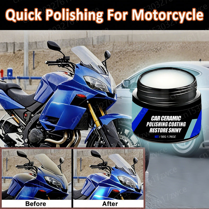 Car Wax Ceramic Coating - Топливный бак мотоцикла, керамический нано-лак, воск