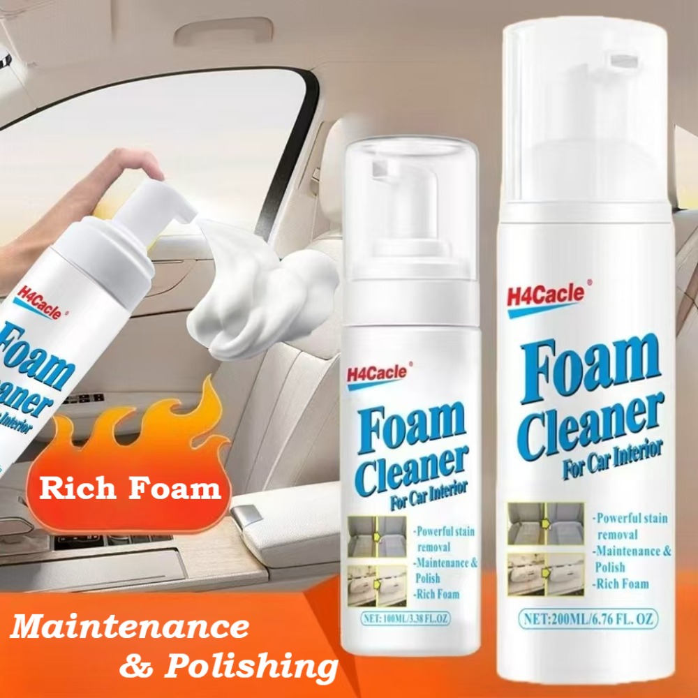 Leather Cleaner Interior - Многоцелевой пенопластовый очиститель салона автомобиля, средство