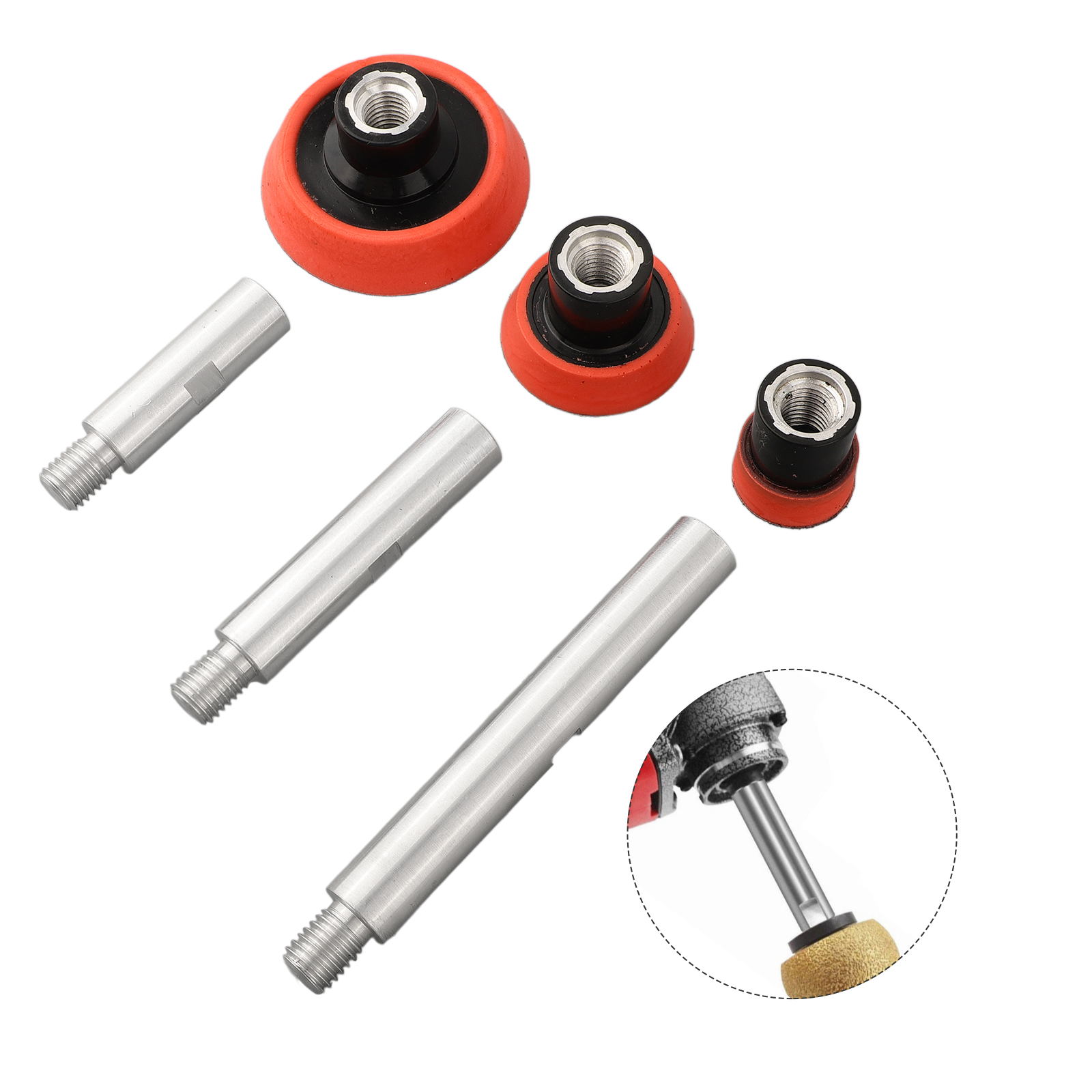 Polish Pad Set Buffer - Набор удлинителей для полировальных машинок M14,