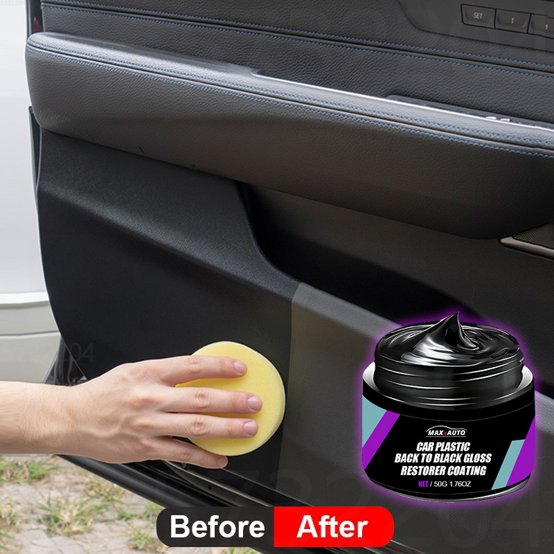 Leather Cleaner Interior - Автомобильный восстановитель пластика обратно в черный