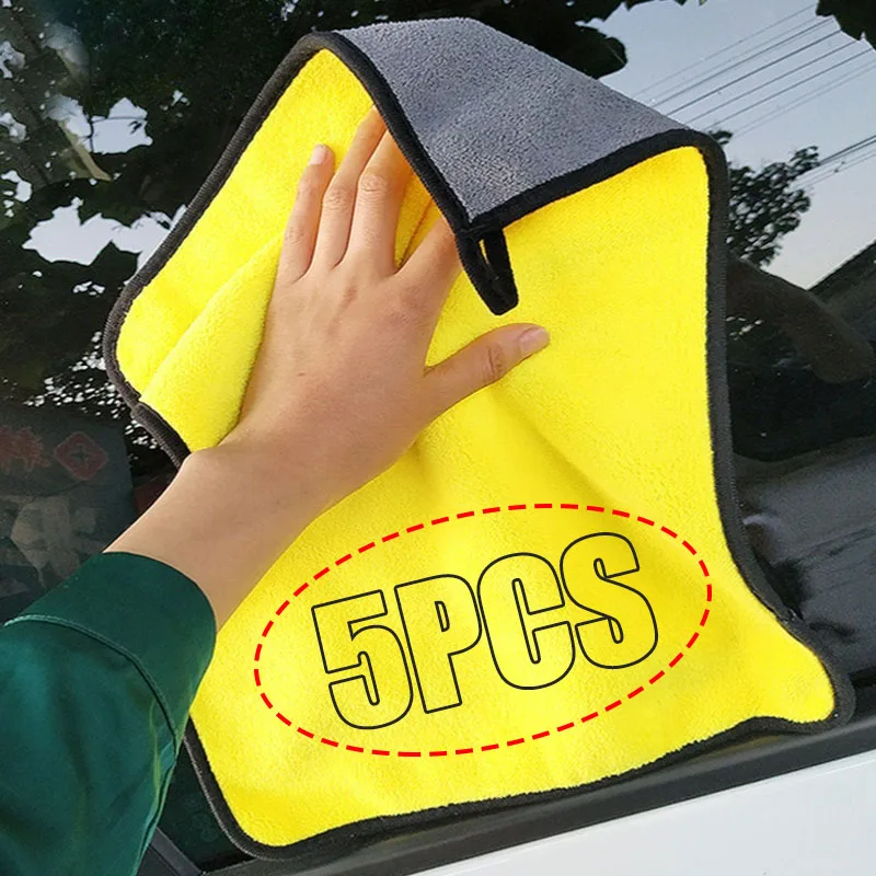 1/5 шт. утолщенное полотенце д – обзор и цена Microfiber Towel Detailing