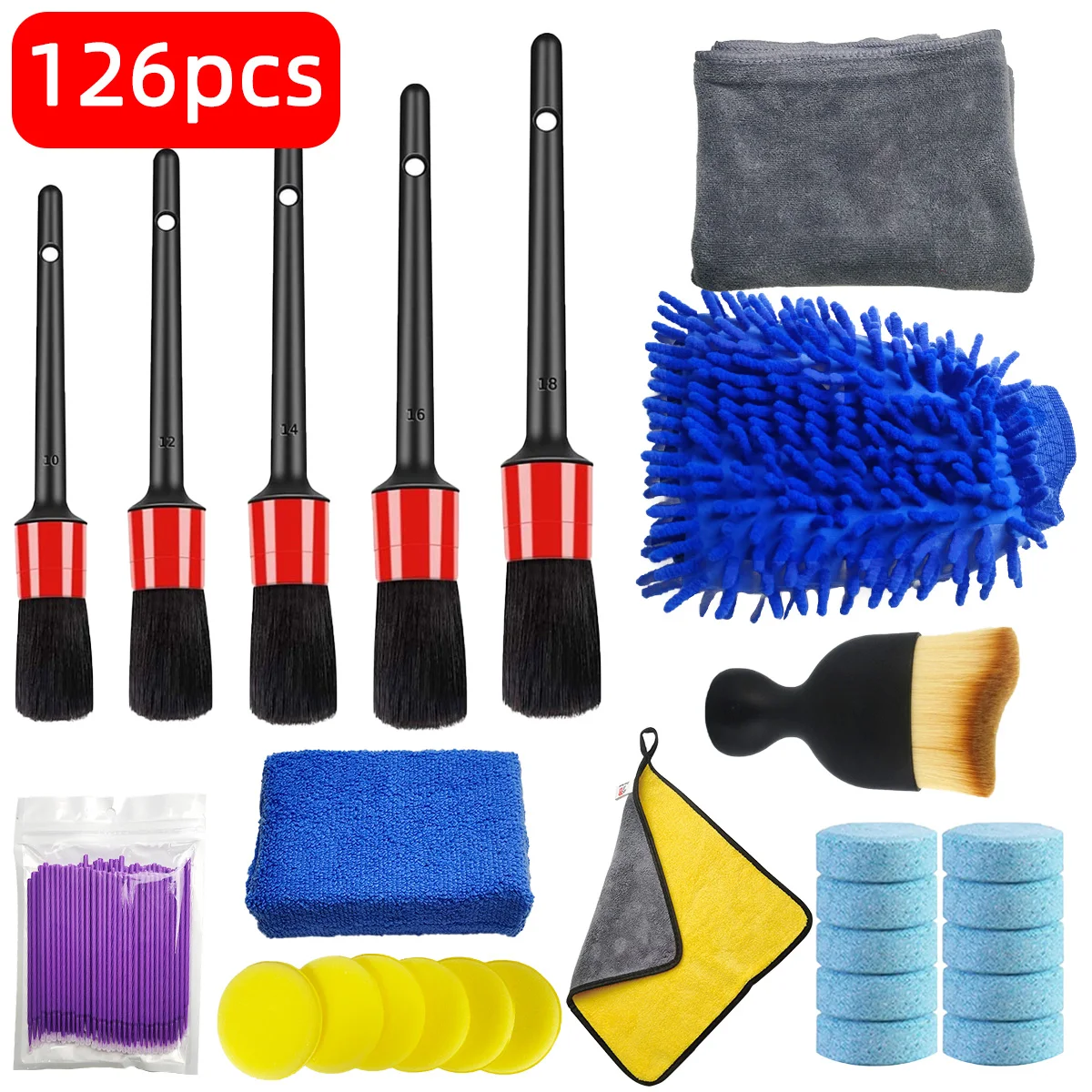126-компонентный набор для чис – обзор и цена Dirt Brush Interior