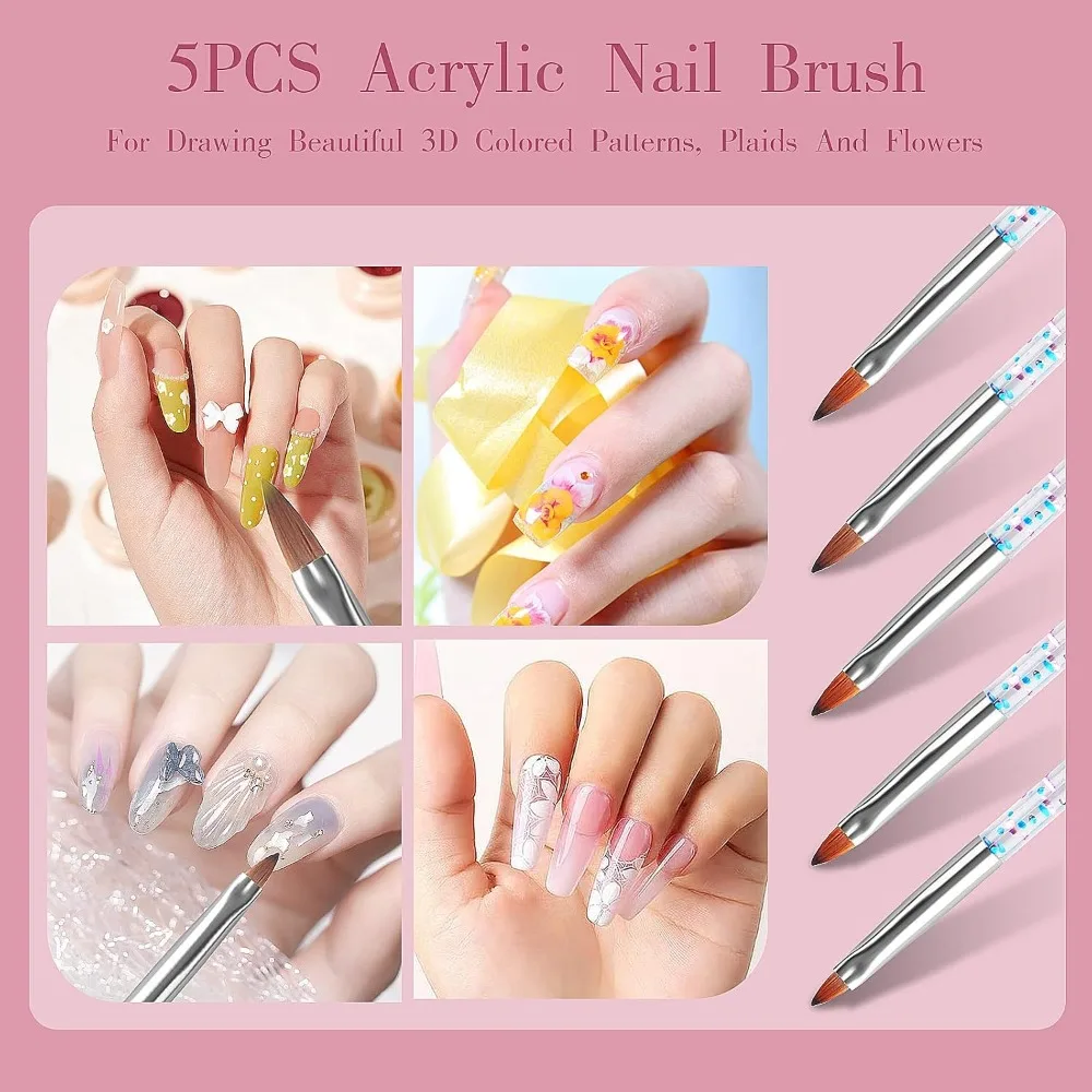 Набор из 32 кистей для нейл-ар – обзор и цена Detailing Brush Set