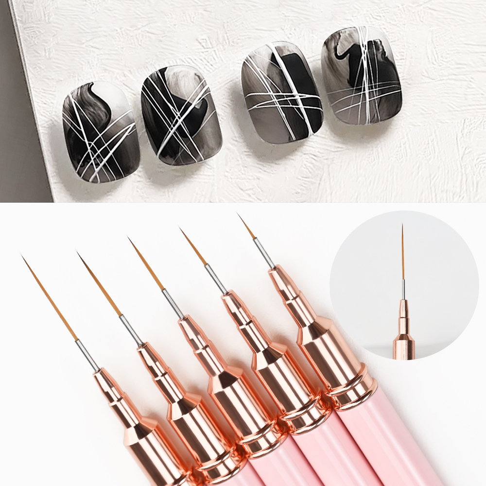 Набор из 5 розовых кистей для  – обзор и цена Detailing Brush Set