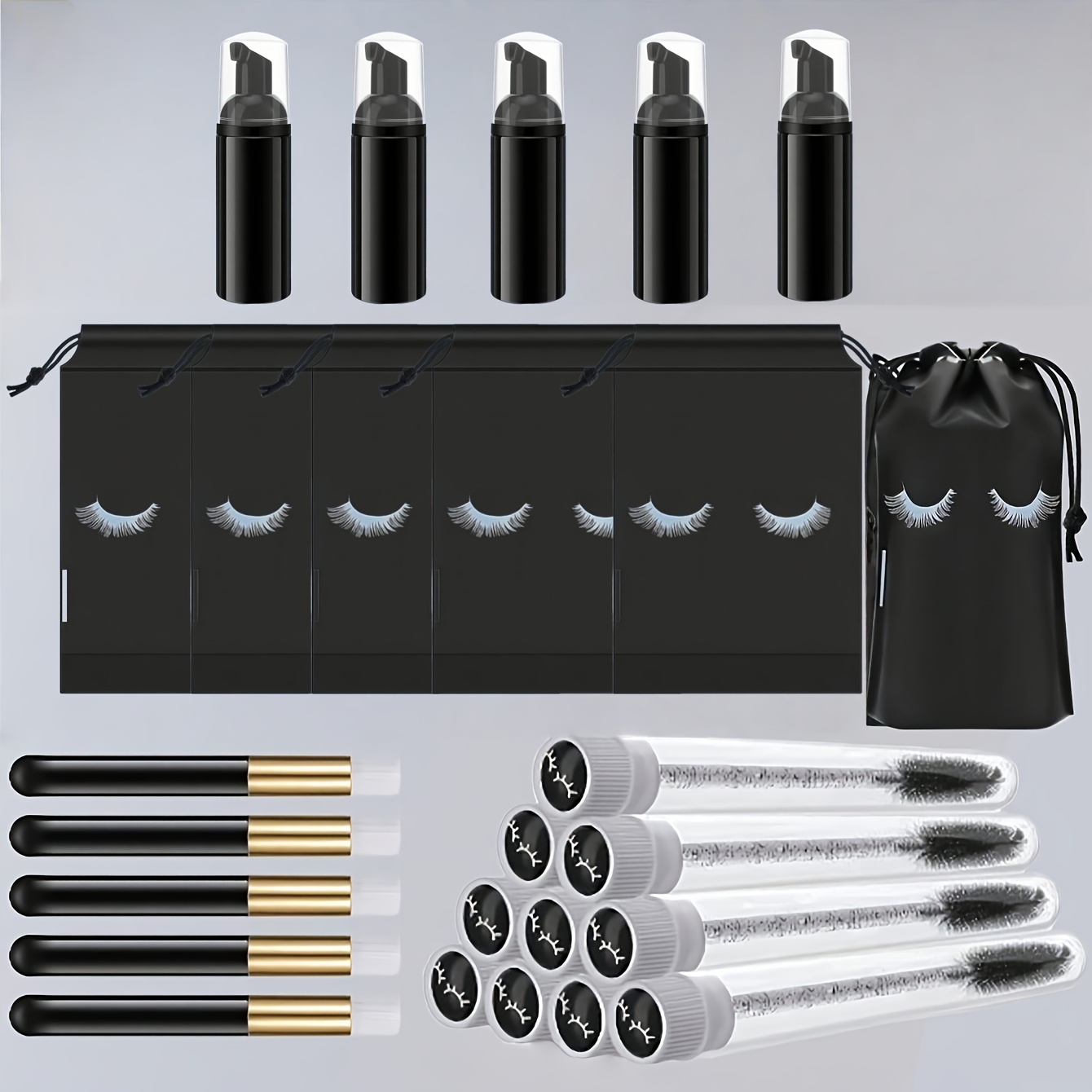 20 шт. Набор для ухода за ресн – обзор и цена Detailing Brush Set