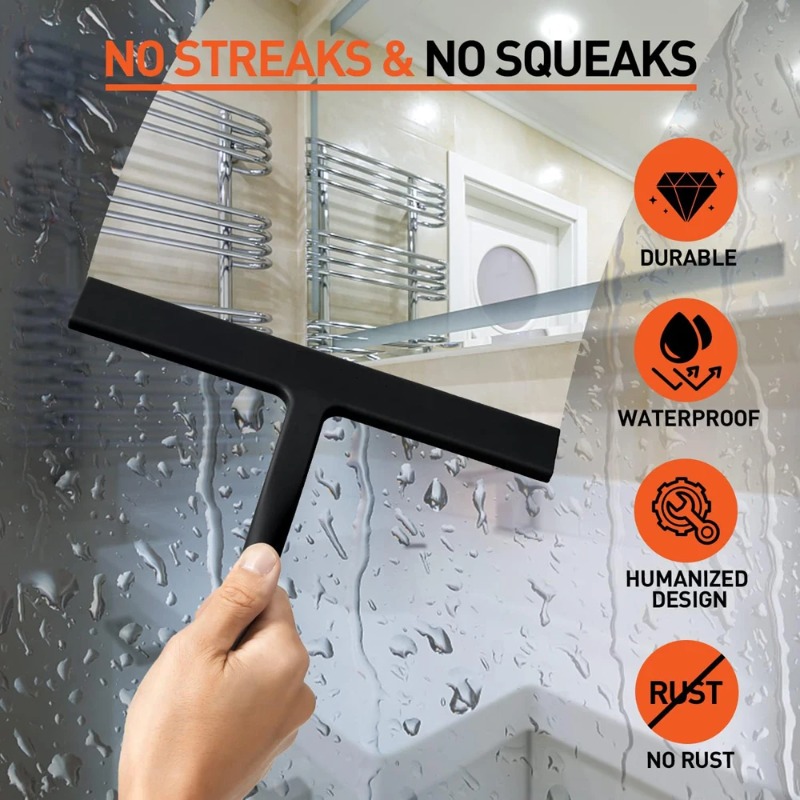 Набор матовых черных силиконов – обзор и цена Glass Cleaner Streak