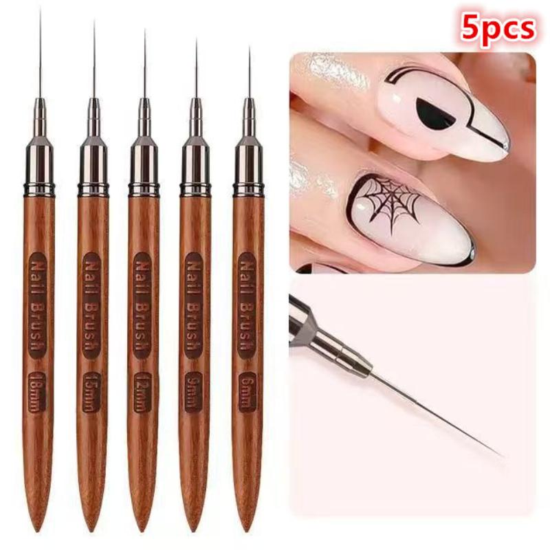 Набор из 5 кистей для нейл-арт – обзор и цена Detailing Brush Set