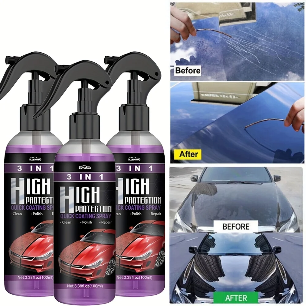 Спрей-покрытие для автомобиля  – обзор и цена Car Wax Ceramic Coating