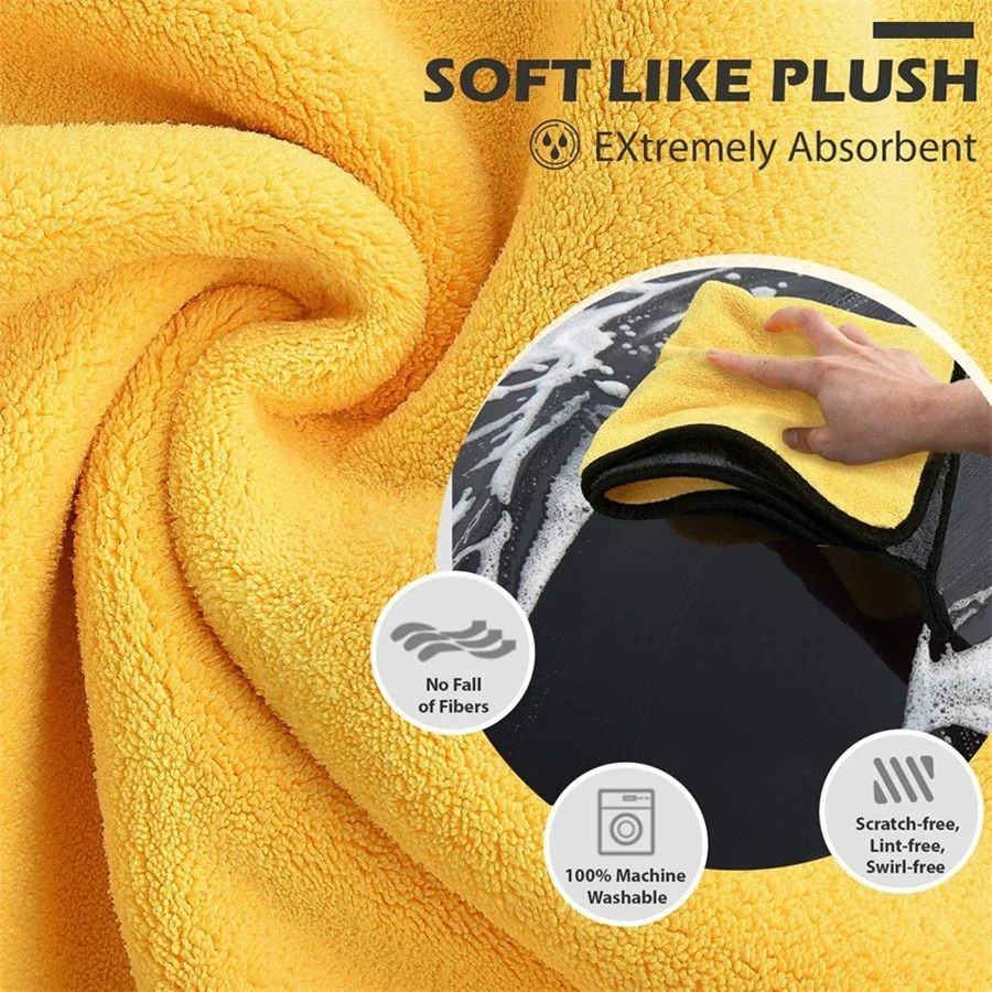 1/5/10 шт. Салфетки из микрофи – обзор и цена Microfiber Towel Detailing